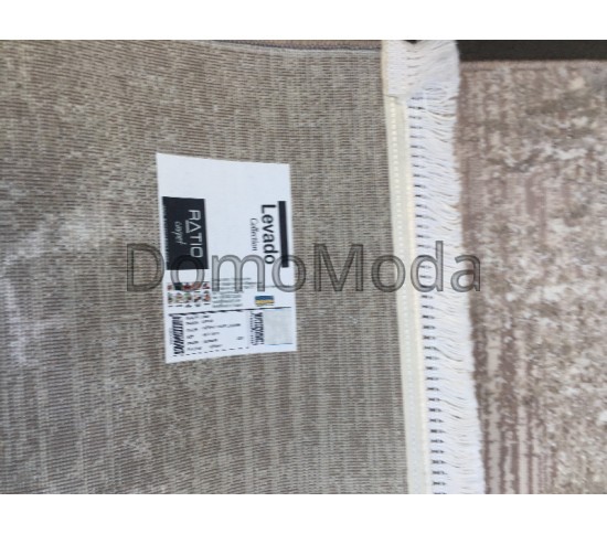 Синтетическая ковровая дорожка Levado 03916A Visone/Ivory - высокое качество по лучшей цене в Украине изображение 2.